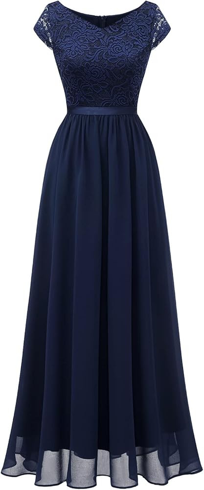 DRESSTELLS Womens Long Formal Dresses Bridesmaid Wedding Guest Dress for Bride Prom Dresses for W... | Amazon (US)