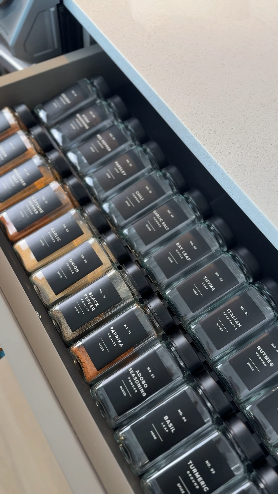 Spice drawer jar dividers & organizers for my spices are chefs kiss🫶🏾✨


#LTKHome #LTKvlog #LTKdayinmylife