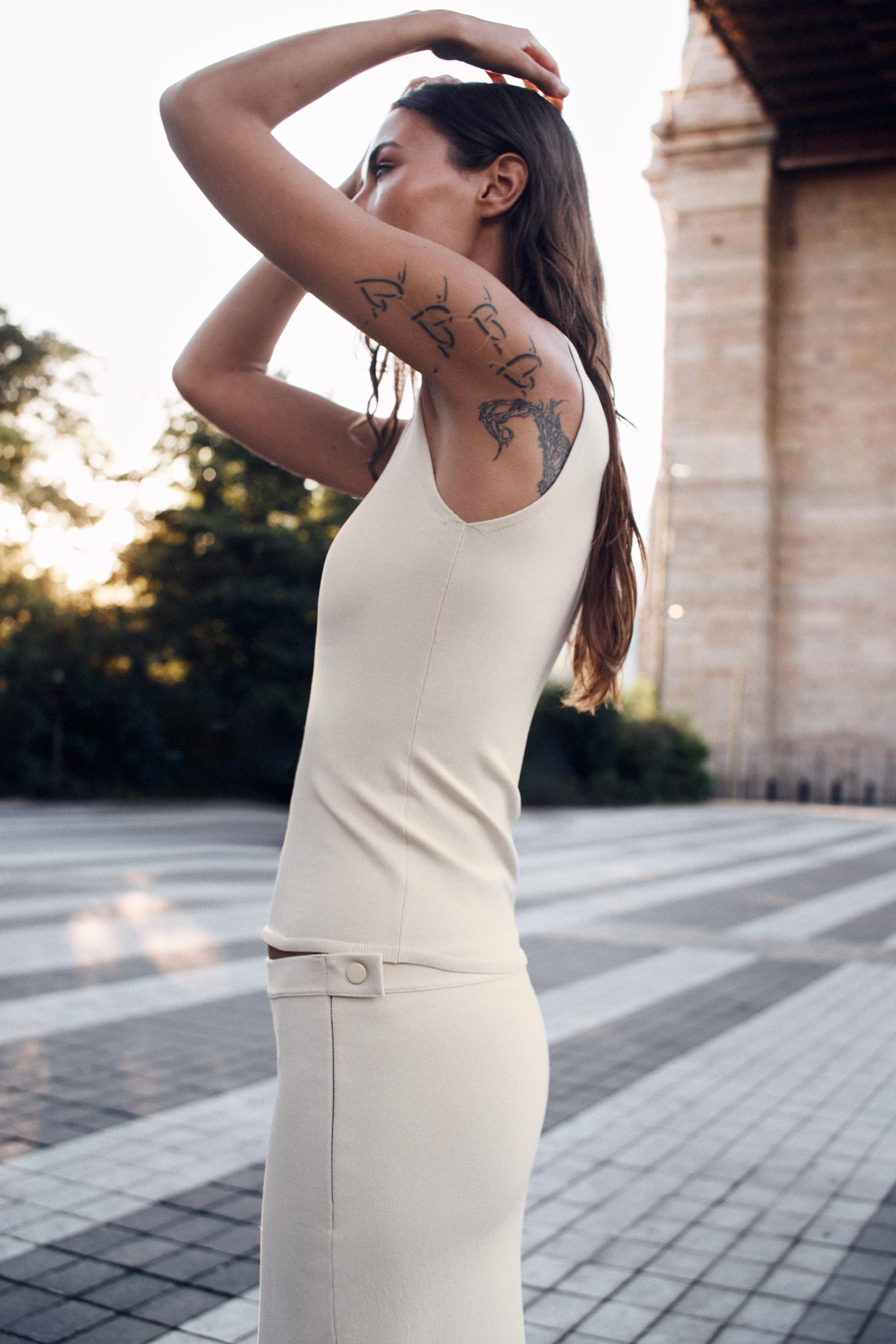 KNIT MIDI SKIRT | Zara UK