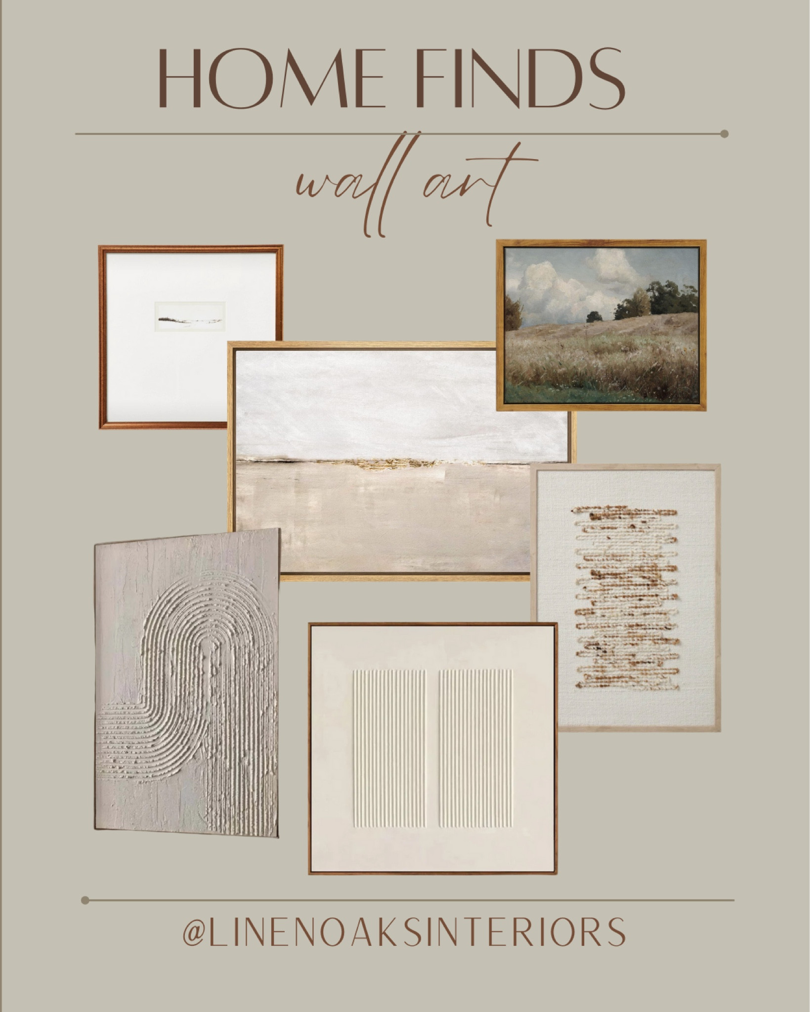 Home Finds Wall Art


Modern organic home wall art
Wayfair wall art
Woven wall art
Textured wall art
Landscape canvas wall art

#LTKstyletip #LTKhome