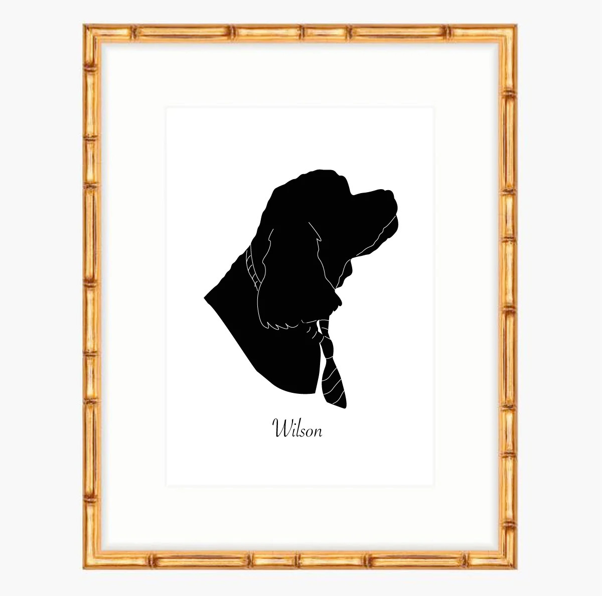 Custom Pet Silhouette - Head | Vana Chupp Studio
