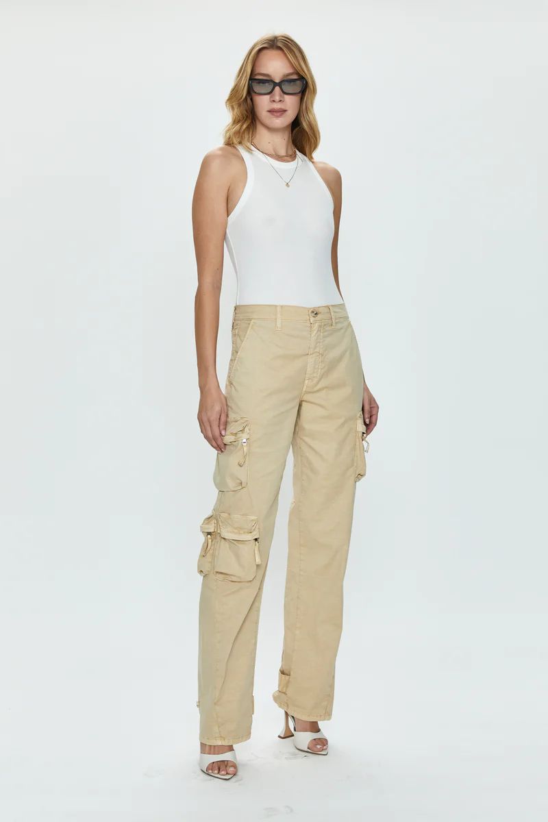 Bobbie Utility Pant - Champagne | Pistola Denim