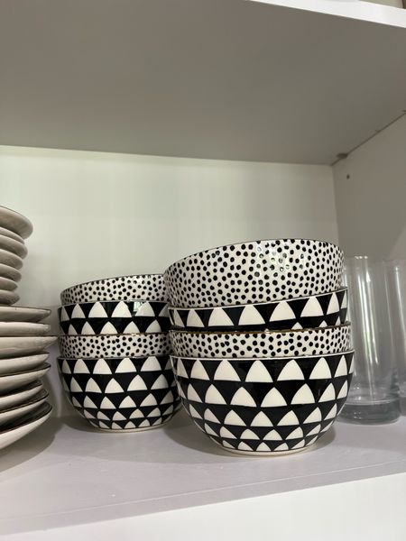 I love black and white dishes and serve ware! I love mixing high and low and these are super affordable 

#LTKhome #LTKfindsunder50 #LTKfamily