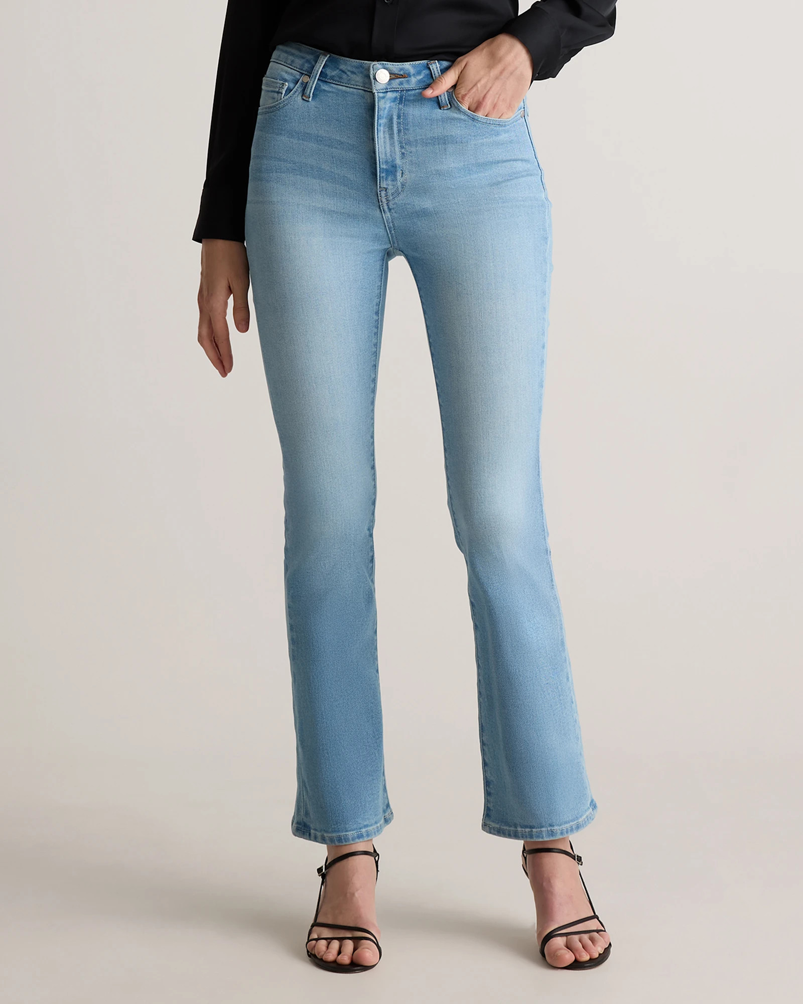 Bella Stretch Kick Flare Jeans | Quince