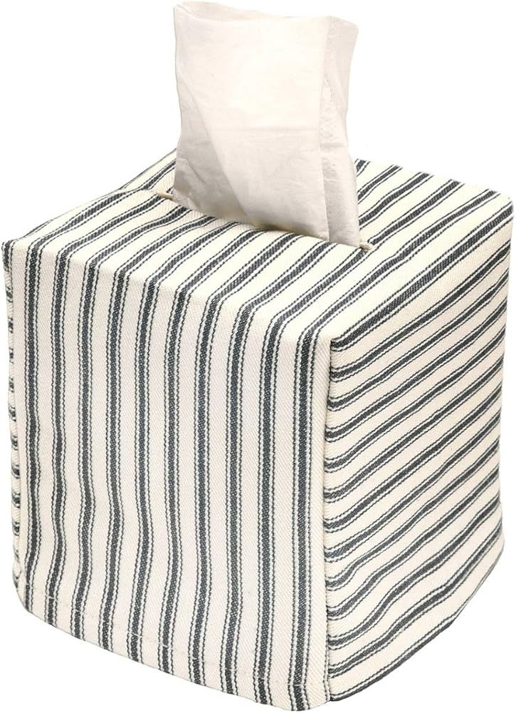 Fabric Tissue Box Cover, Tissue Holder Slipcover, Slips Over Square Cube Cardboard Facial Tissue ... | Amazon (CA)