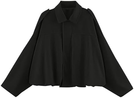 Womens Faux Suede Jackets Fall Fashion Outfits Coat Winter Clothes Open Front Cropped Jacket | Amazon (US)