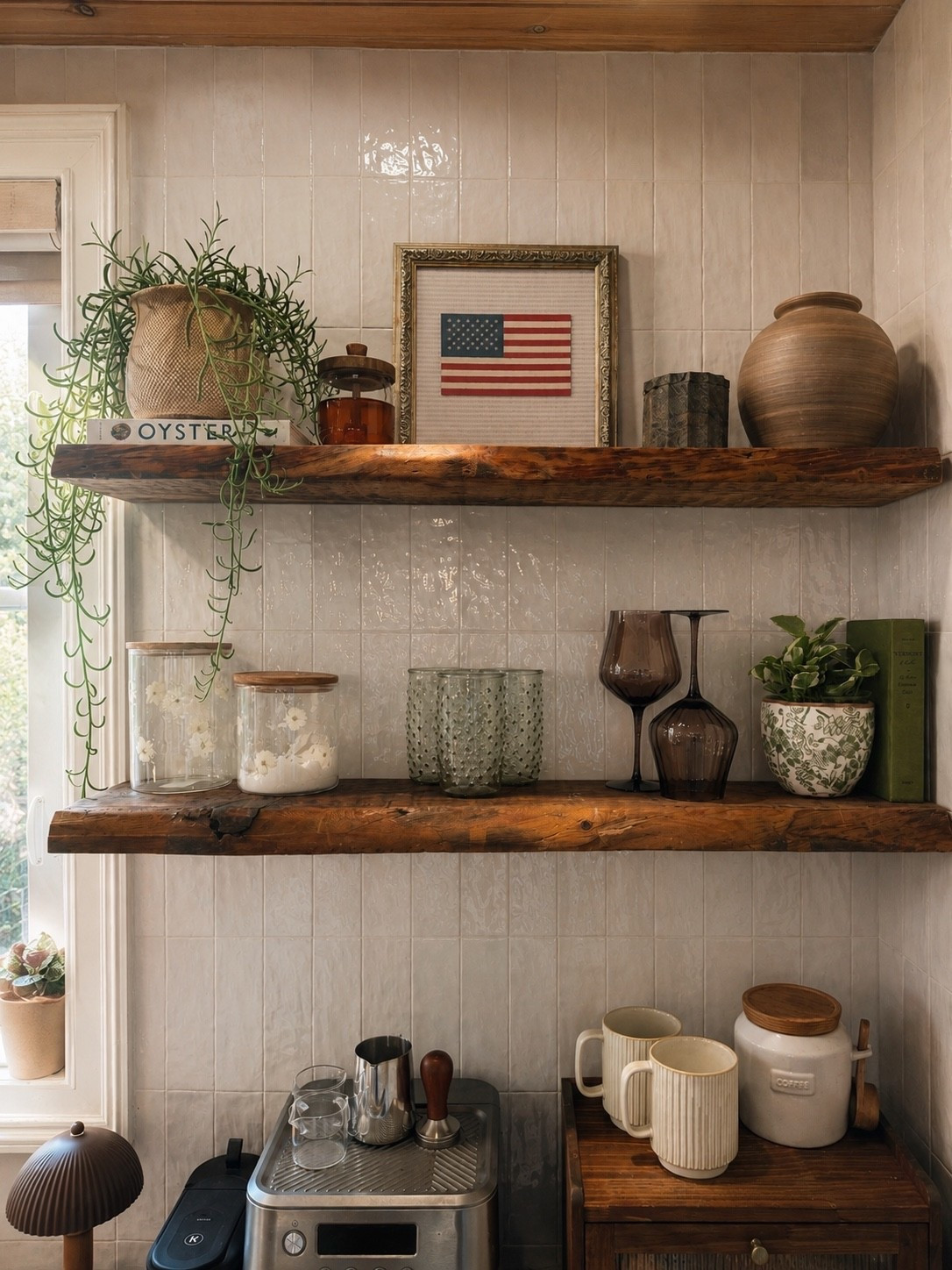 Shelf decor. Kitchen decor. Home decor.

#LTKdayinmylife #LTKHome