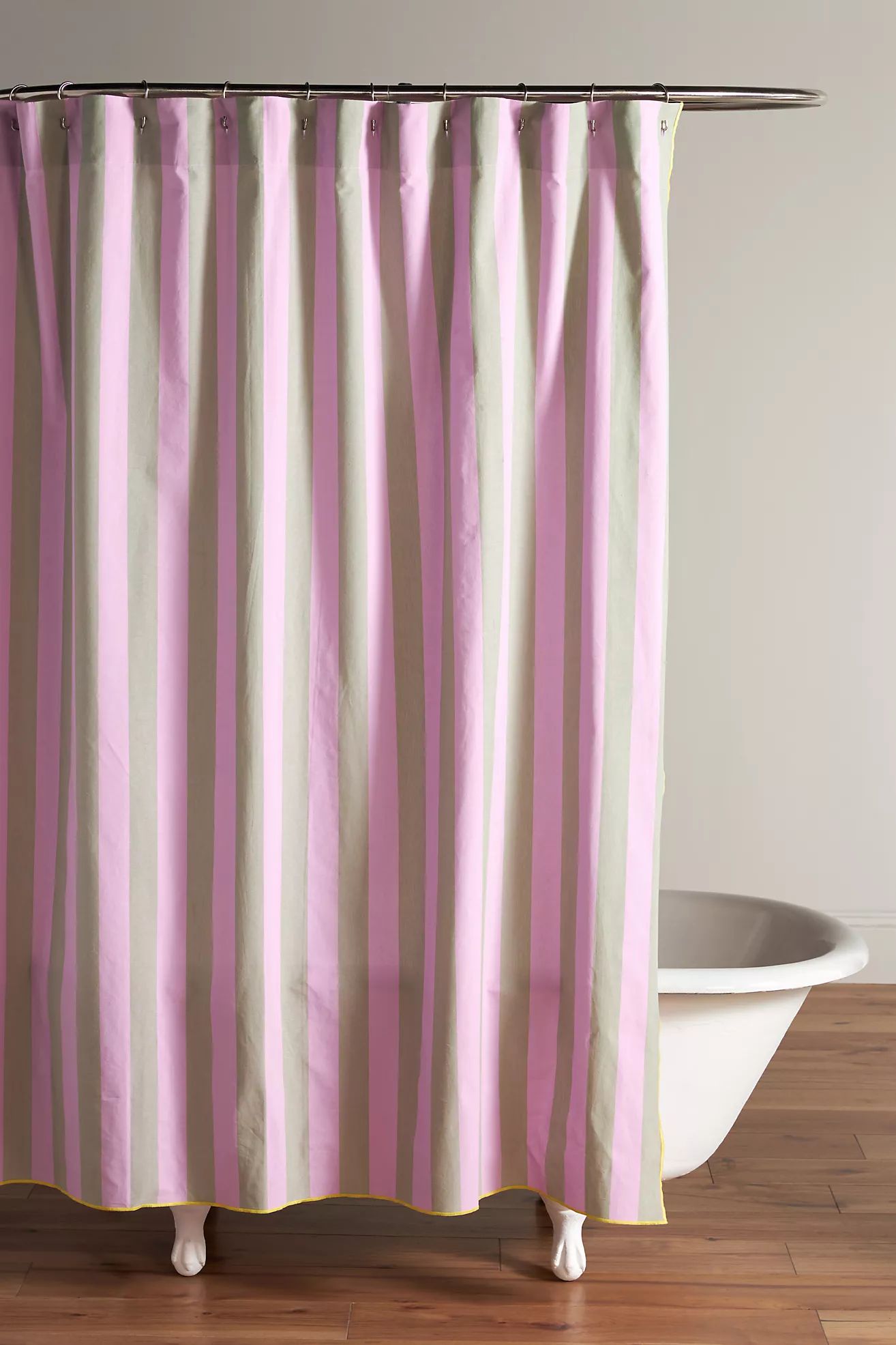Woven Stripe Shower Curtain | Anthropologie (US)