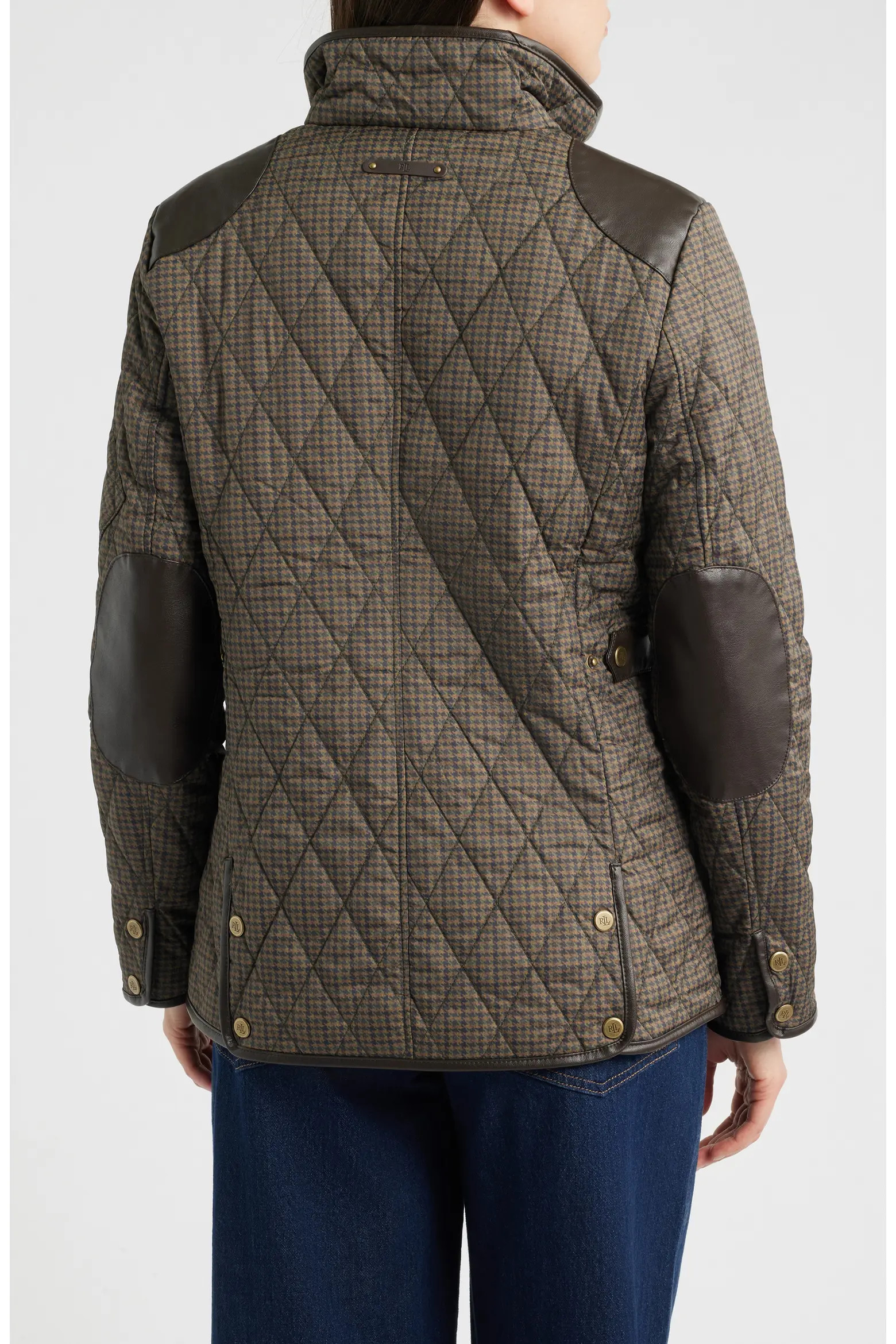 Houndstooth Quilted Barn Jacket (Women) | Nordstrom | Nordstrom