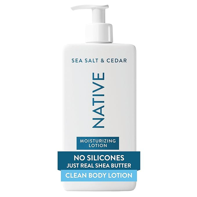 Native Body Lotion, Sea Salt & Cedar, 48-Hour Hydration for Dry & Sensitive Skin, Made with Plant... | Amazon (US)
