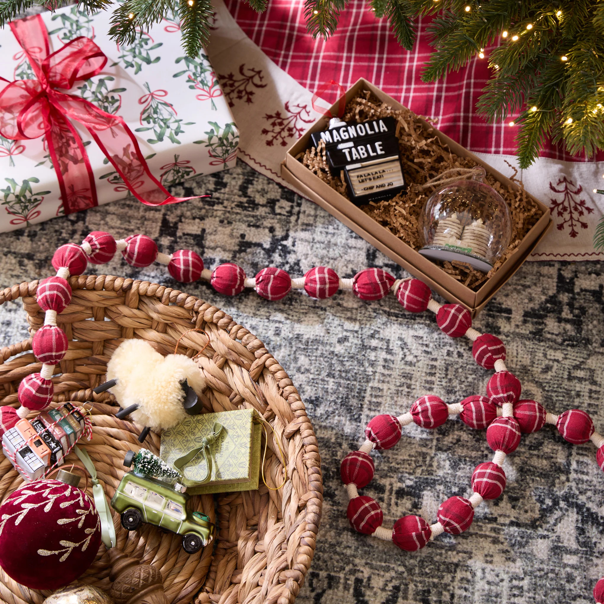 Home Again Plaid Garland | Magnolia