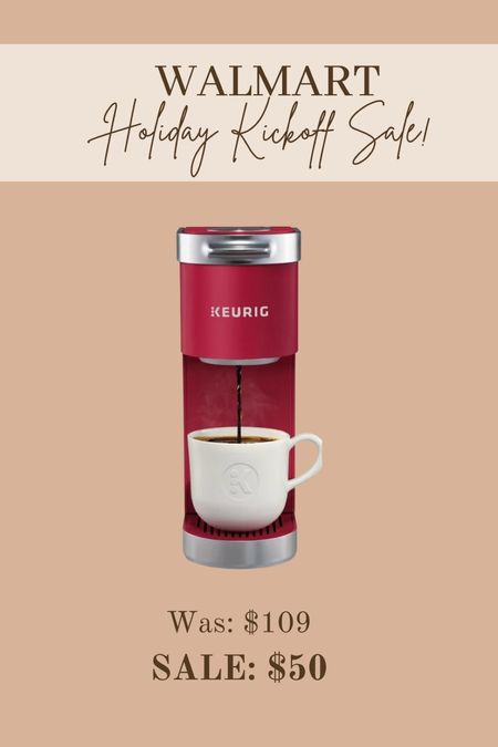 Keurig k-cup single serving on major sale at Walmart for holiday deal days!

#LTKhome #LTKHolidaySale #LTKsalealert