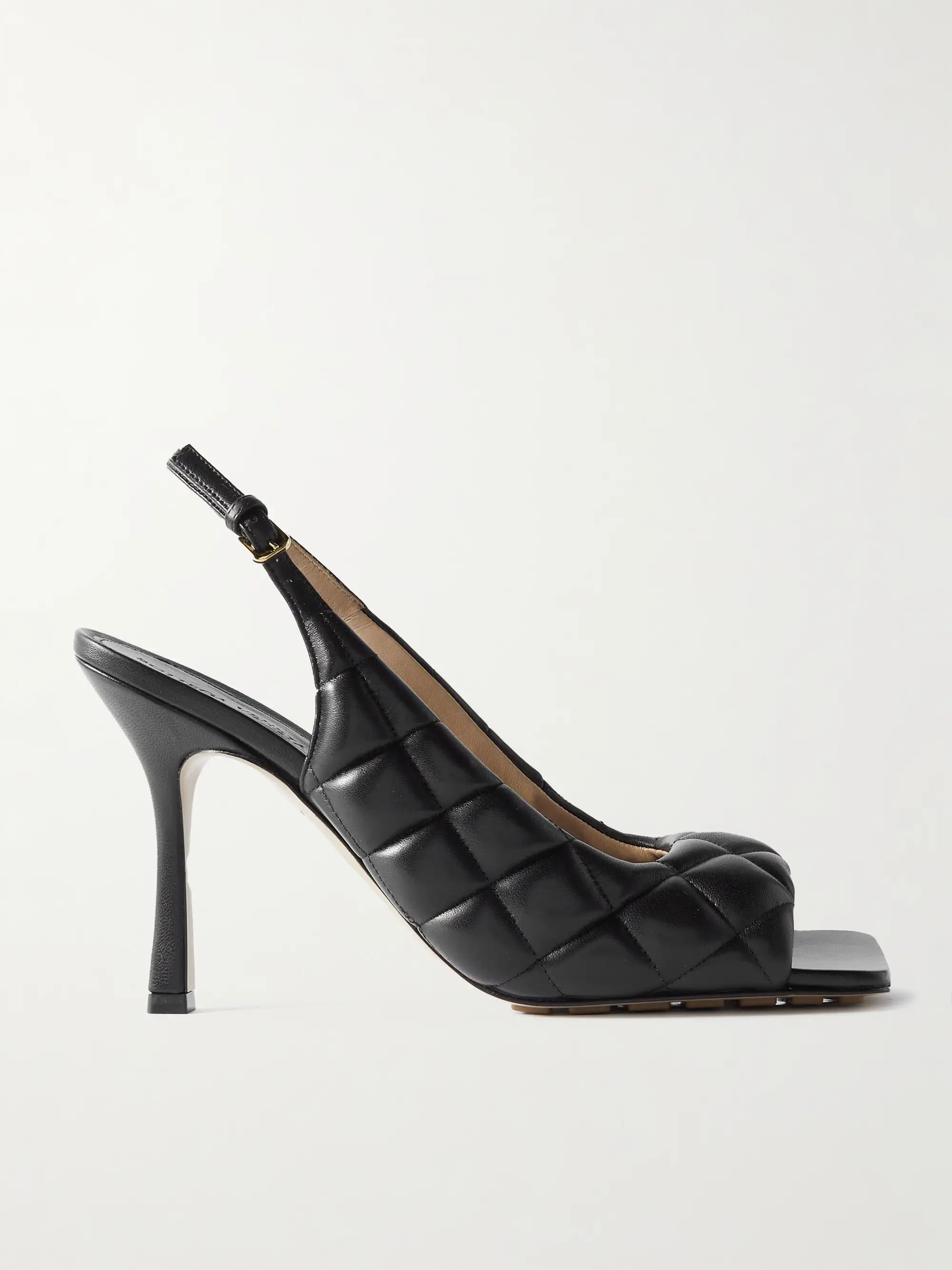 Quilted leather slingback sandals | NET-A-PORTER (UK & EU)