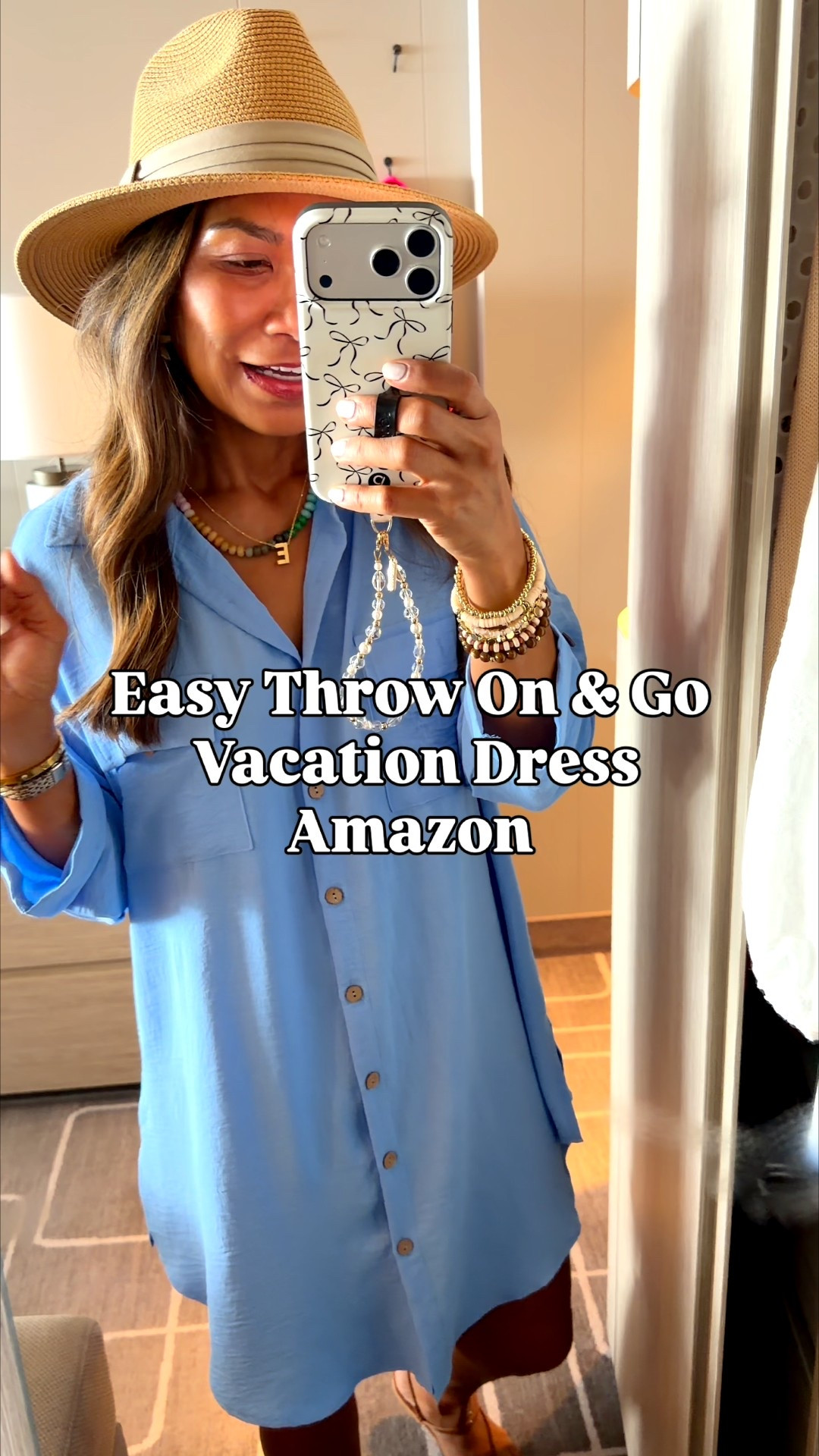 I’m 5’2” 118#ish for reference 
Shirt dress/swim coverup in small tts.
Sandals tts. 
Accessories are linked. 

Cruise outfits, vacations outfits, resort wear, Caribbean cruise outfits, Amazon finds, fashion over 40, over 50 style, midlife fashion, petite fashion, affordable fashion, fashion over40, tummy control one piece swimsuits. 

#LTKFindsUnder50 #LTKOver40 #LTKPetite