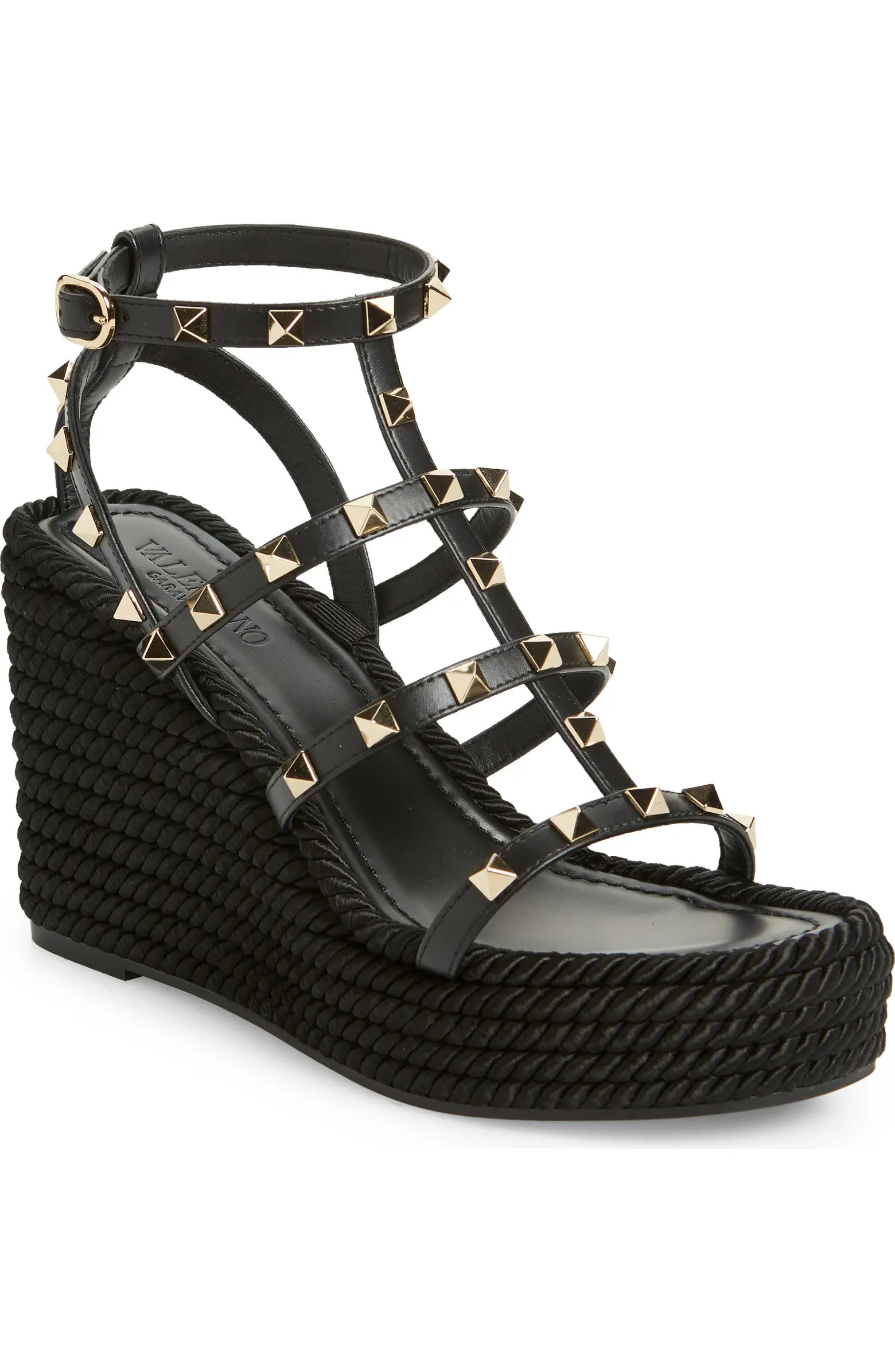 Rockstud Torchon Wedge Sandal (Women) | Nordstrom