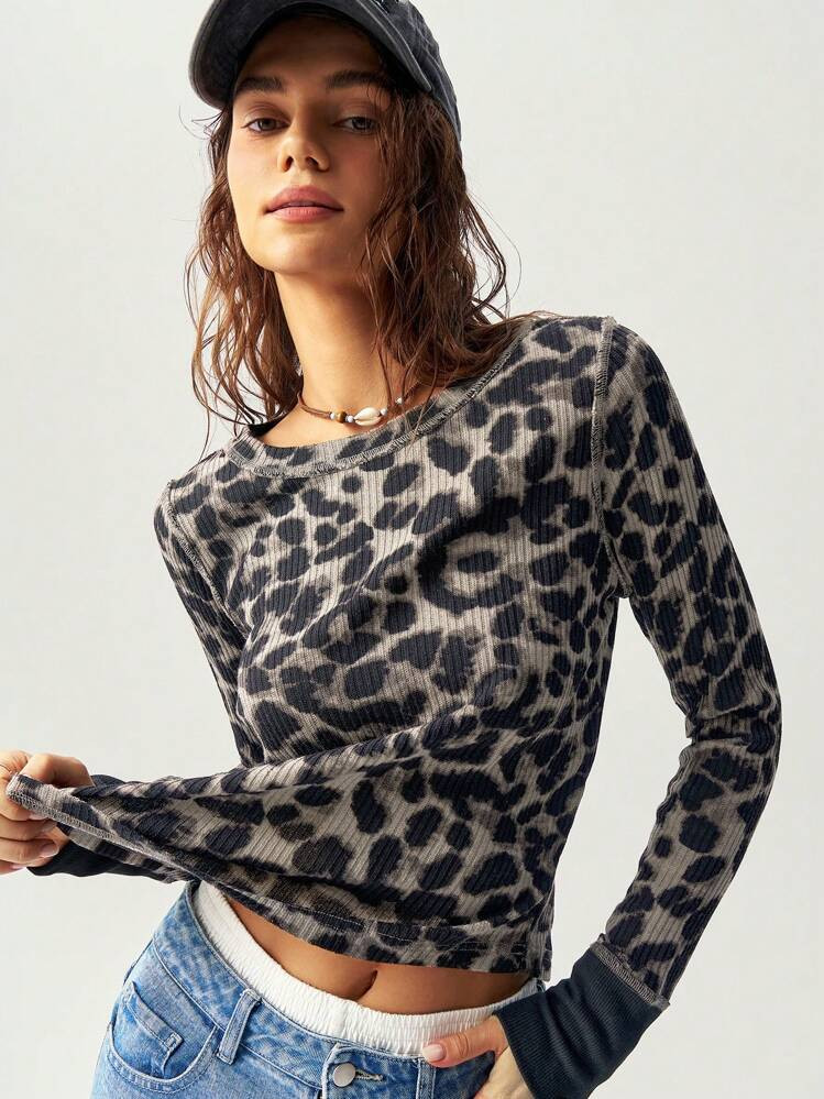 Leopard Print Top | SHEIN