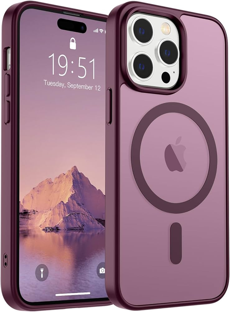 SUPFINE Magnetic for iPhone 14 Pro Case (Compatible with MagSafe) (Military Grade Drop Protection... | Amazon (US)