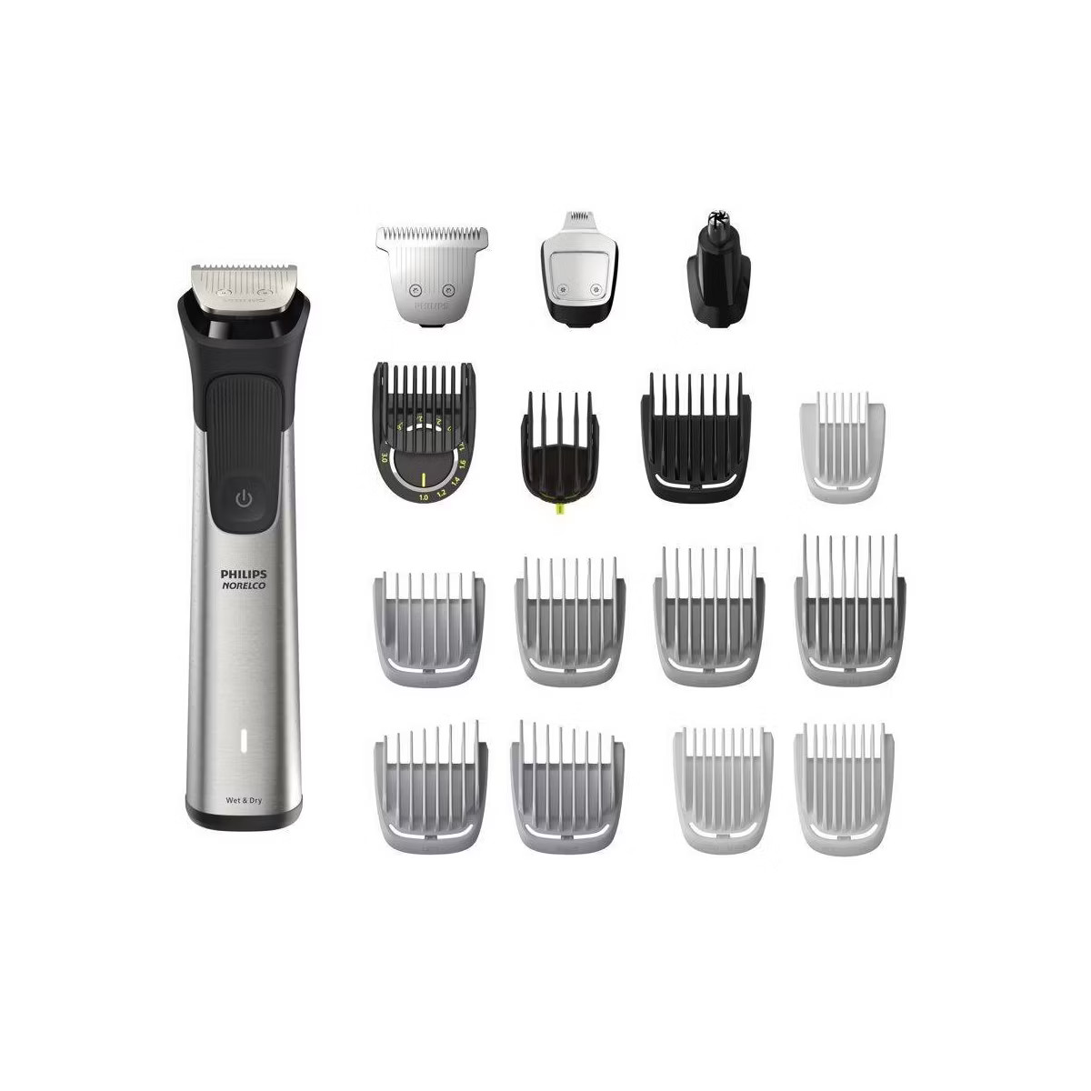 Philips Norelco Series 7000 Multigroom Men's Rechargeable Electric Trimmer - MG7910/49 - 19pc | Target