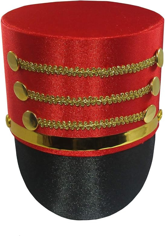 Majorette Ring Master Toy Soldier Drum Major Nutcracker Drummer Boy Costume Hat | Amazon (US)
