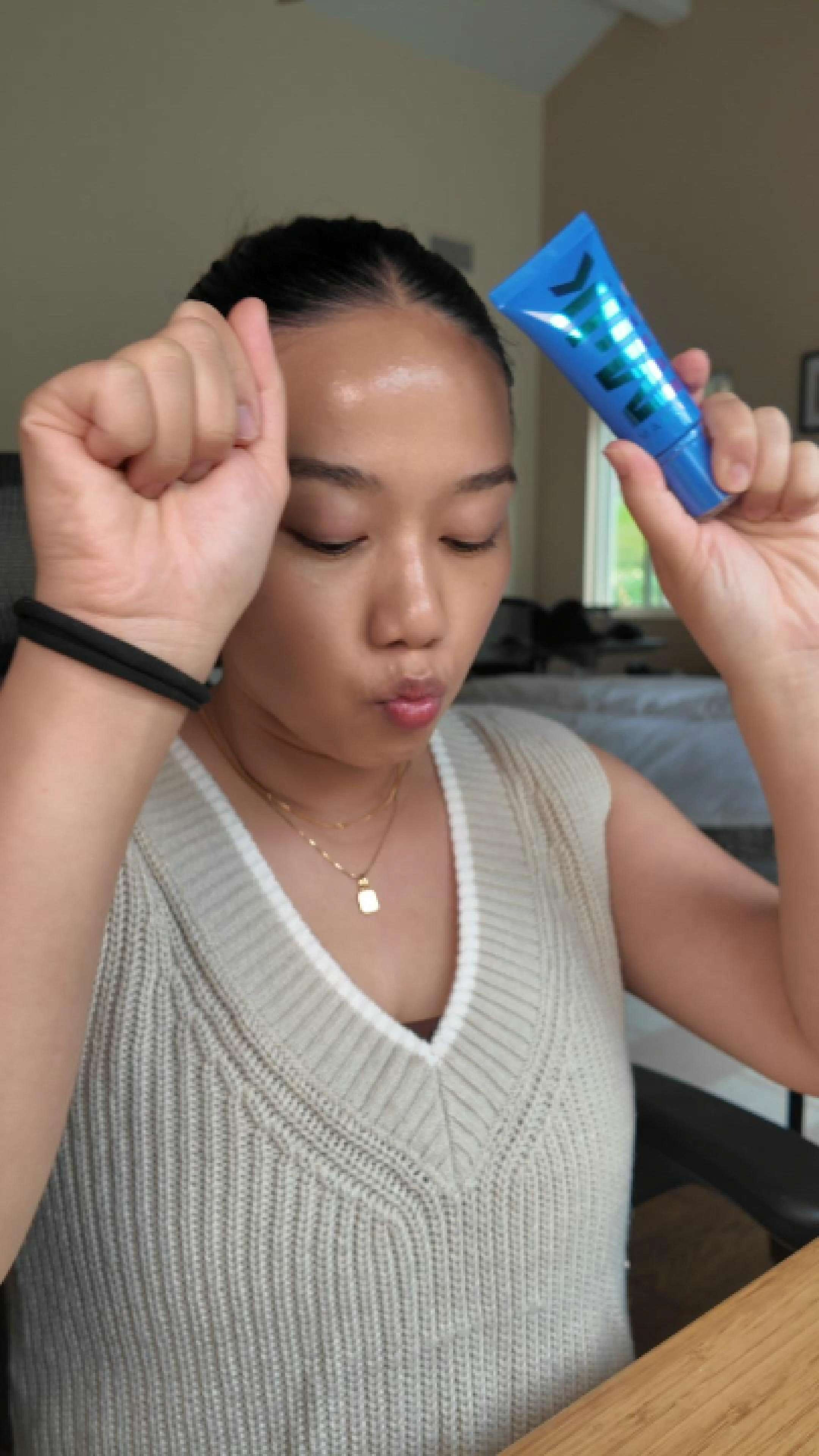Milk's gel skin tint in shade 8! Stays true to their 12-hour wear 💙 

 #LTKBeauty