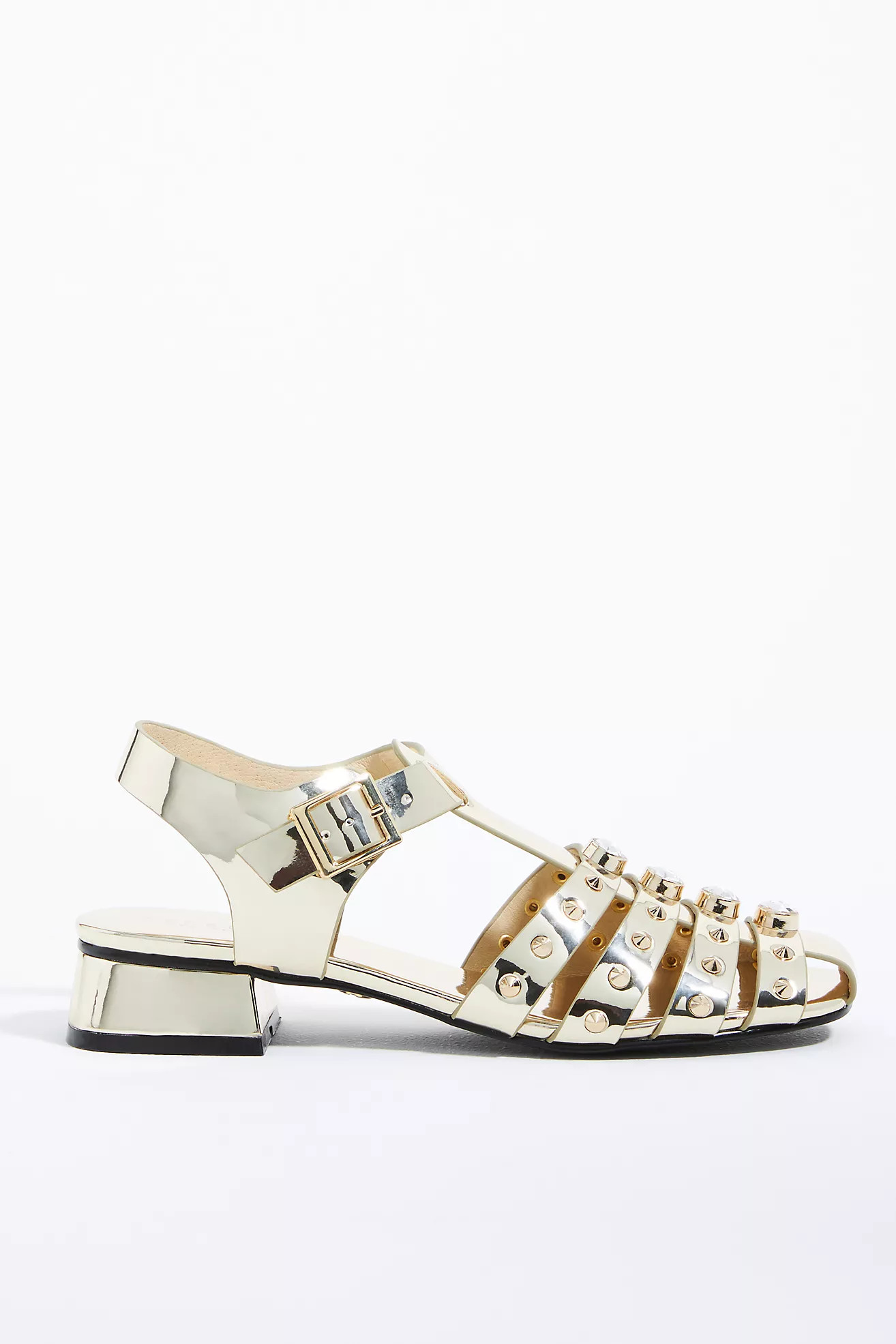 Cecelia New York Gigi Embellished Fisherman Flats | Anthropologie (US)