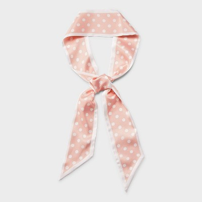 Polka Dot Skinny Scarf - A New Day™ Pink | Target