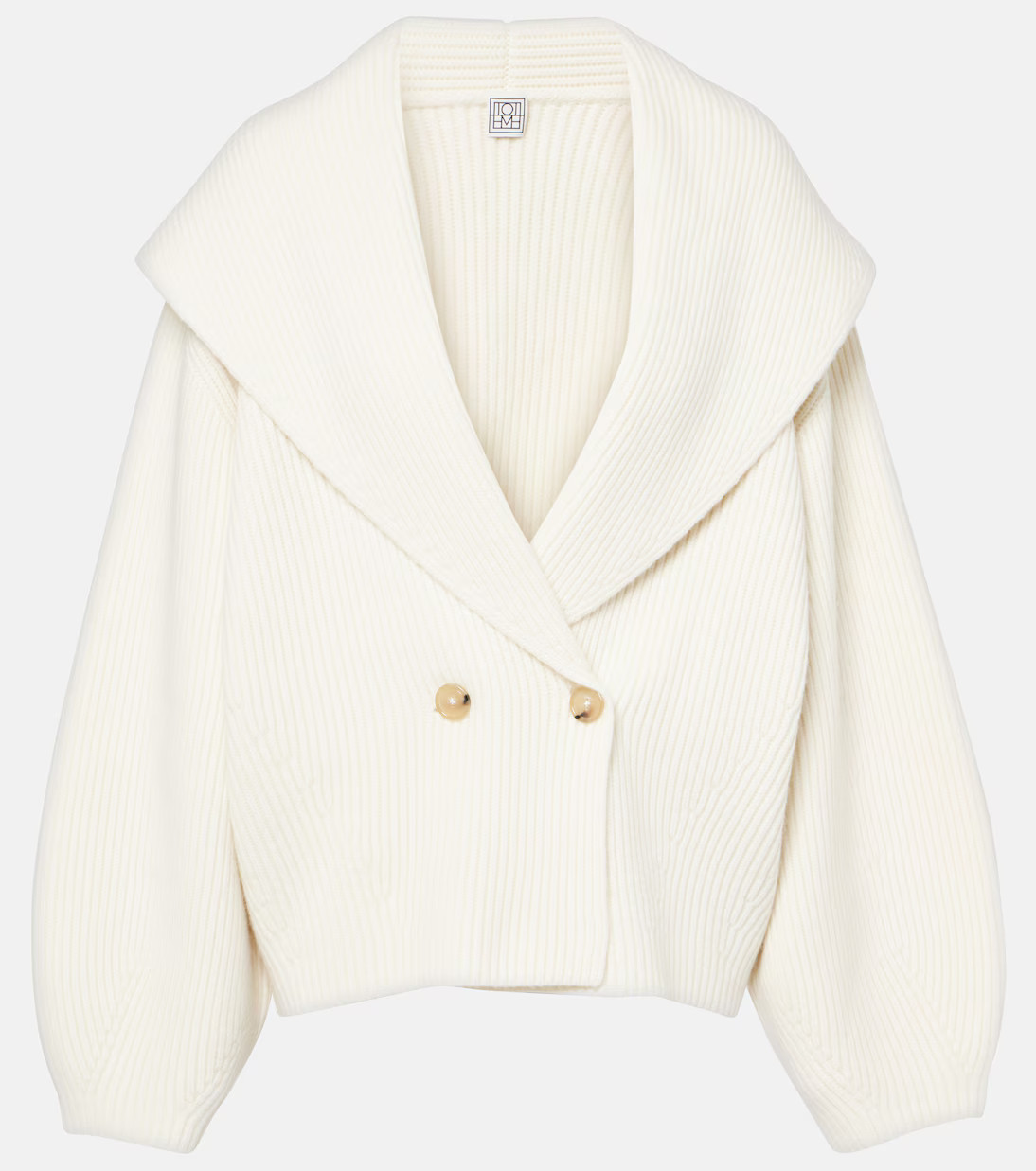 Ribbed-knit wool-blend cardigan | Mytheresa (US/CA)