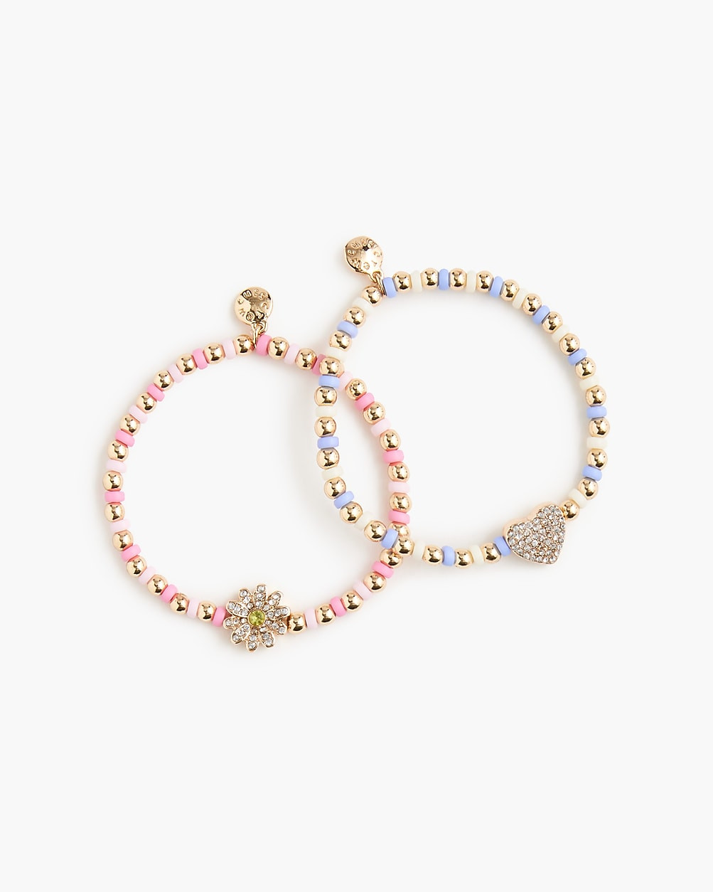 Girls' beaded charm bracelets set-of-two | J.Crew Factory