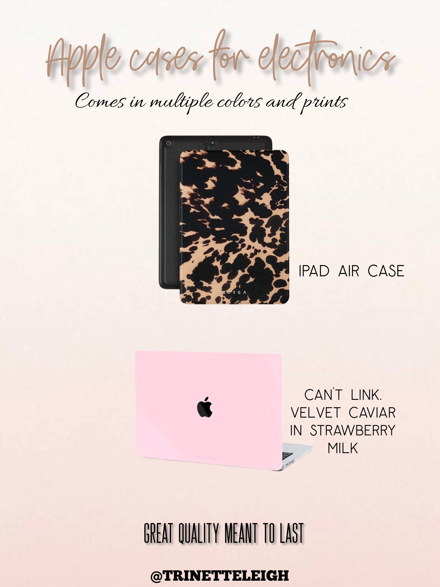 Apple iPad Air case. Can’t link my MacBook Air. Velvet caviar in strawberry milk.

#LTKTravel #LTKFindsUnder100 #LTKFamily