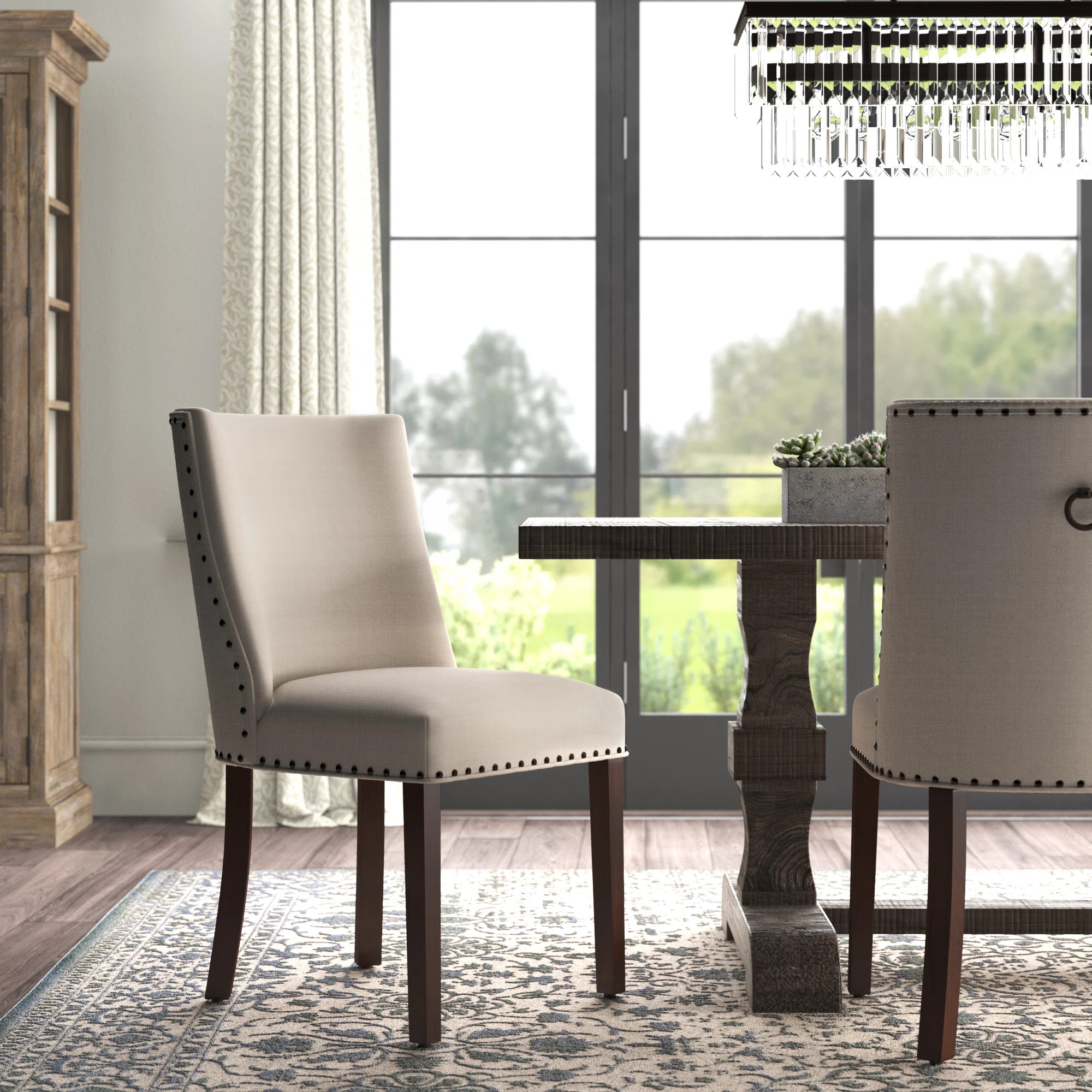 Ehrhart Upholstered Dining Side Chair (Set of 2) | Wayfair North America