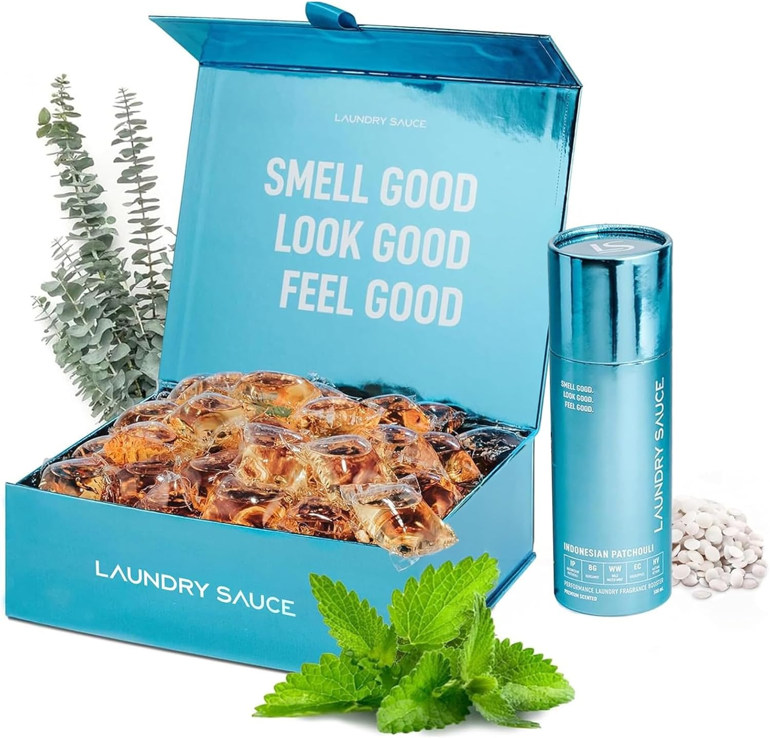 Laundry Sauce - Luxury Scented Laundry Detergent Pods & Scent Booster Bundle (Indonesian Patchoul... | Amazon (US)
