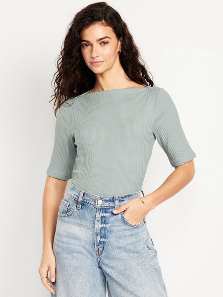 Ribbed T-Shirt | Old Navy (US)