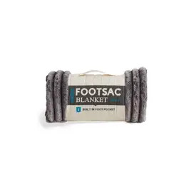 Footsac Blanket: Ebony Channeled Phur | The Lovesac Company