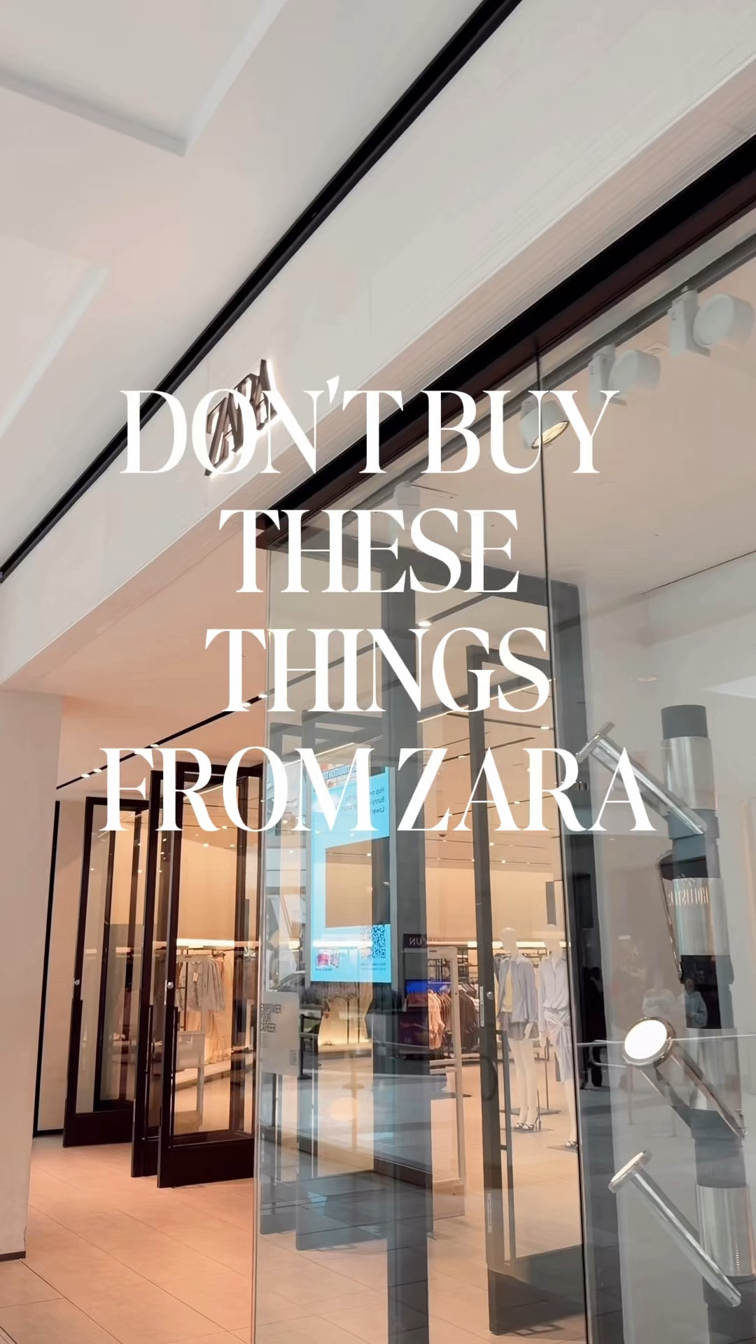 Save this video & do NOT buy these things from Zara.

I’ve been shopping at Zara since 2009, and these are the items I would never spend money. Some pieces may look good online, but… the fabric, the structure, and the overall quality just don’t justify the price.

Shop with intention, not impulse. Your wardrobe (and your wallet) will thank you.

Zara Spring 2026 • personal shopping • Zara haul • Zara style • style mistakes

#LTKgrwm #LTKdayinmylife #LTKootd