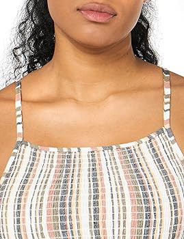 Angie Women's Smocked Tiered Striped Maxi Dress | Amazon (US)