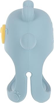 Nuby Silicone Wrist Teething Mitten - Baby Teether Ring - 3+ Months - Blue Bear | Amazon (US)