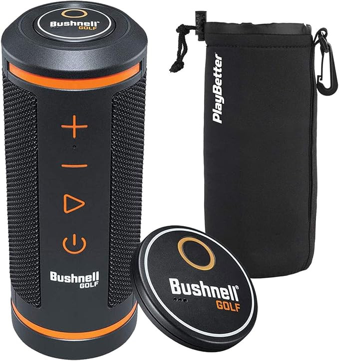 Bushnell Wingman GPS Golf Speaker Bundle with PlayBetter Protective Neoprene Pouch | Music & Audi... | Amazon (US)