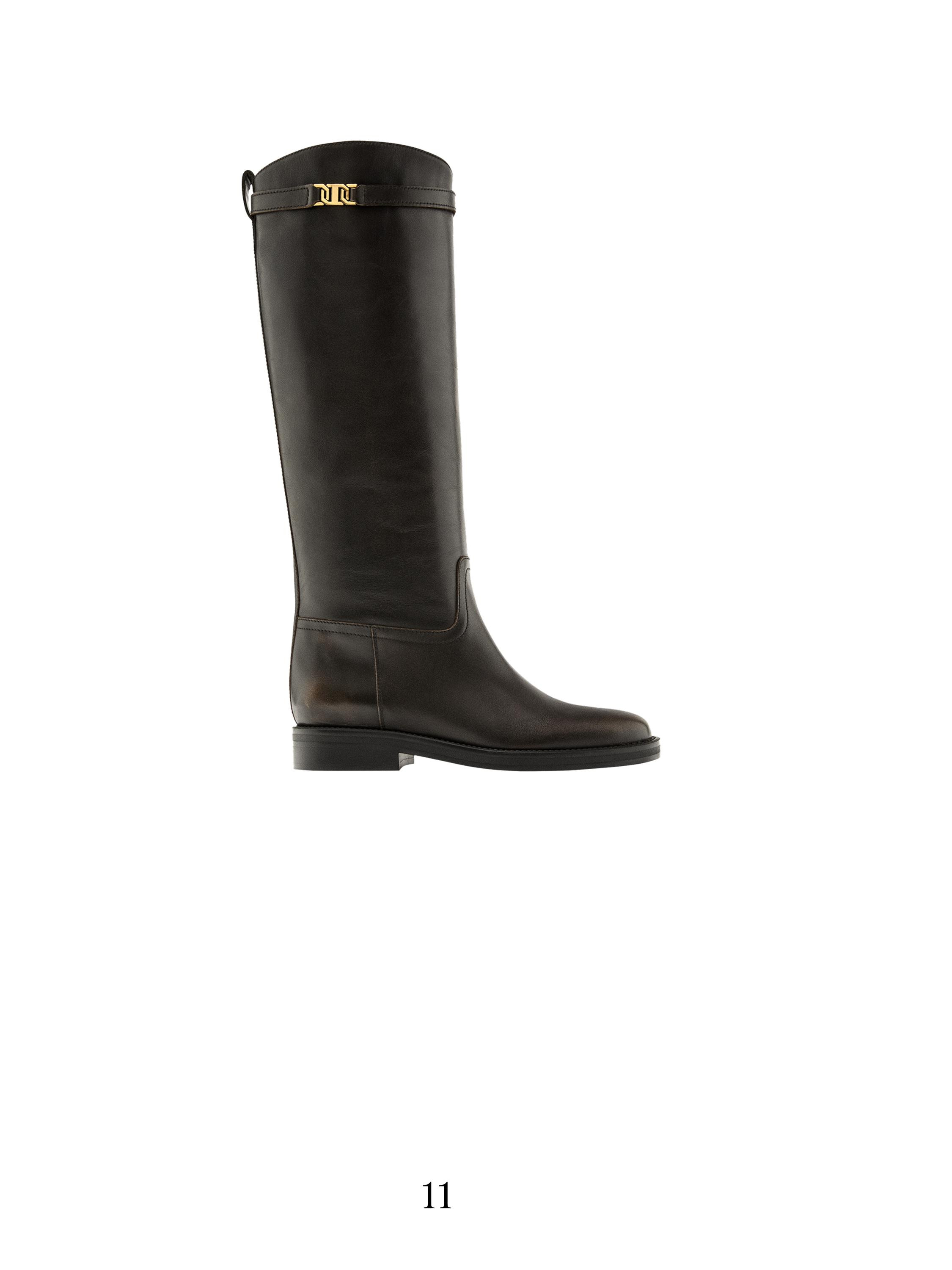 Leather riding boots | Massimo Dutti US