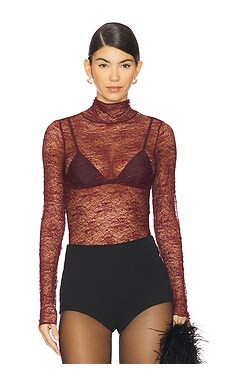 ASTR the Label Kyra Top in Wine from Revolve.com | Revolve Clothing (Global)