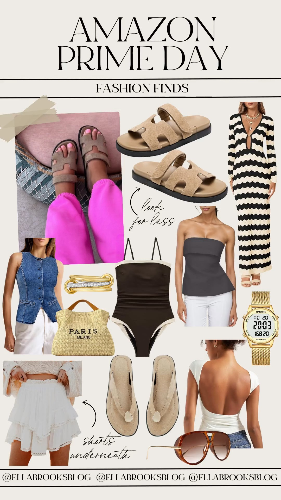 Amazon prime day fashion finds

Amazon fashion, one piece swim, summer style, Amazon sandals, swim coverup, denim vest

#LTKSaleAlert #LTKSeasonal #LTKTall