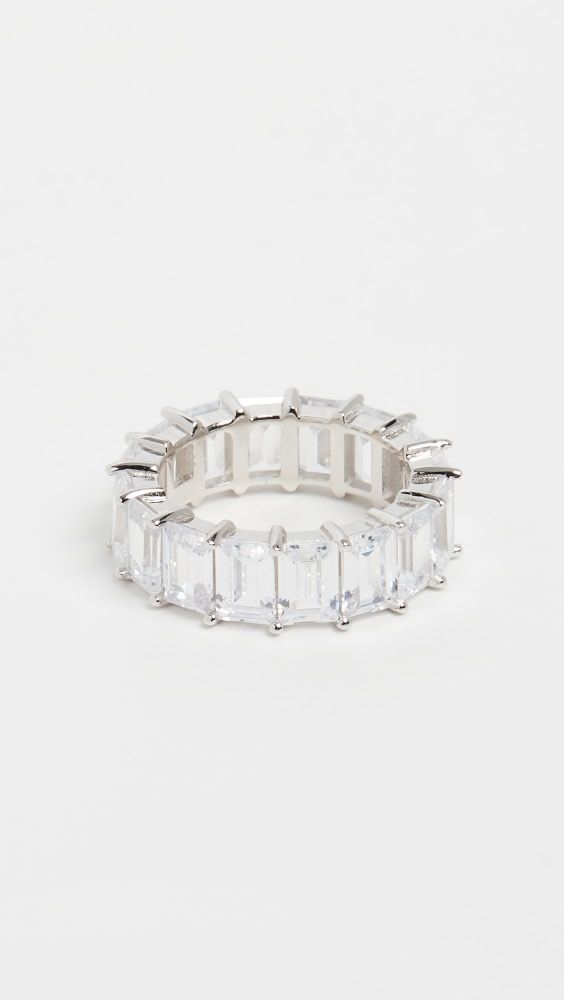 By Adina Eden Baguette Eternity Band | Shopbop | Shopbop