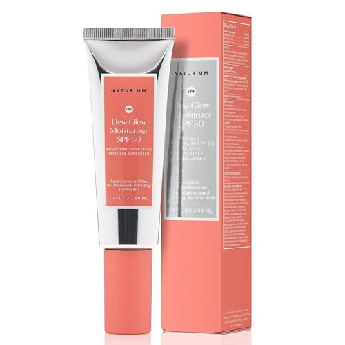 Naturium Dew-Glow Moisturizer SPF 50 PA++++, Daily Moisturizing Sunscreen & Face Primer, Skin Protector with Dewy Finish, 1.7 oz | Amazon (US)