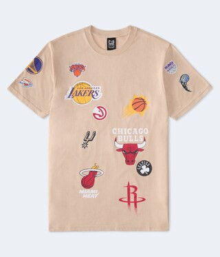 NBA Team Logos Relaxed Graphic Tee | Aeropostale
