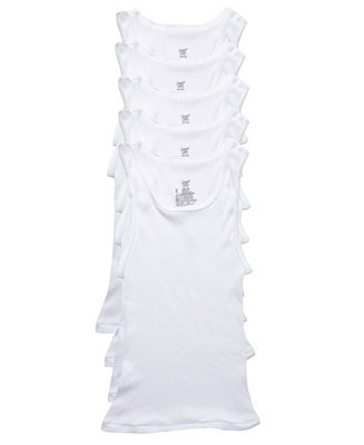 Big Boys Ultimate Cotton Blend Tank, Pack of 5 - Macy's | Macy's