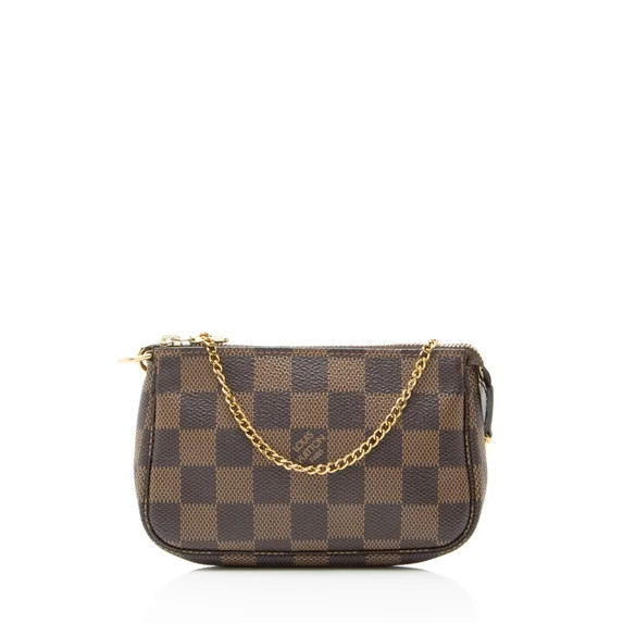 Pre-Owned Louis Vuitton Damier Ebene Mini Pochette Accessoires | Walmart (US)