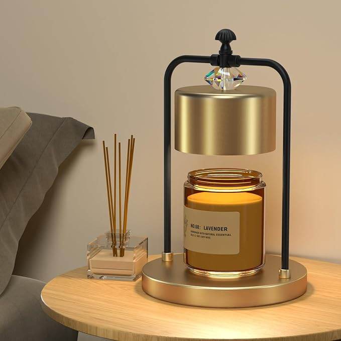 Candle Warmer Lamp - Electric Candle Lamp Warmer with Timer 1/2/3/6H, Candle Lamp with 2 Bulbs, P... | Amazon (US)