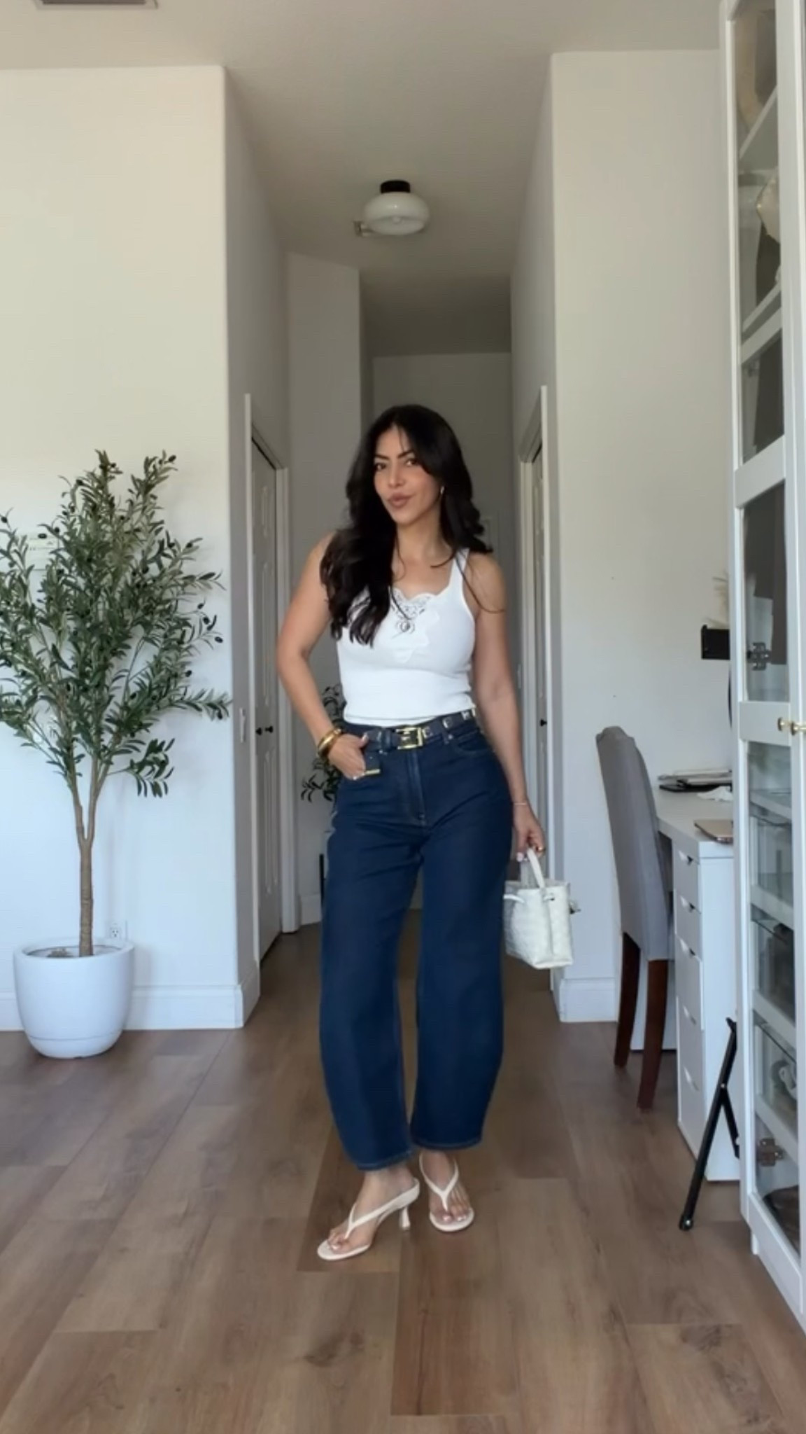 Casual outfit of the day!

I love this lace trim top from H&M! It’s under $20! I’m wearing it with a pair of high rise barrel jeans from Everlane! Linking all my accessories below too!

Barrel jeans outfit, simple outfit, casual fashion, casual outfit idea, H&M outfit

#LTKSaleAlert #LTKSeasonal #LTKootd