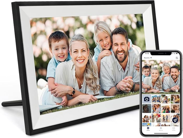 Digital Photo Frame 10.1 Inch WiFi Digital Picture Frame IPS HD Touch Screen Smart Cloud Photo Fr... | Amazon (US)