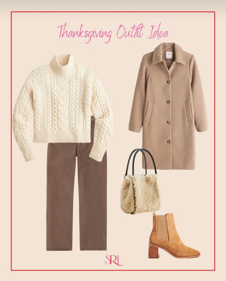 curvy Thanksgiving outfit idea neutral fall tones! 🍂 

#LTKcurves #LTKHoliday #LTKSeasonal