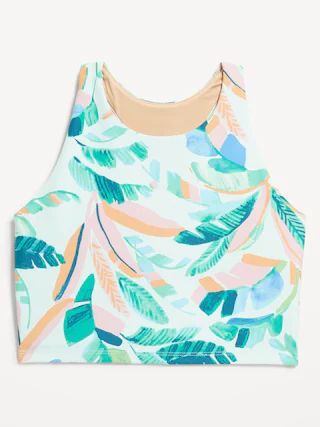 PowerSoft Longline Sports Bra for Girls | Old Navy (US)